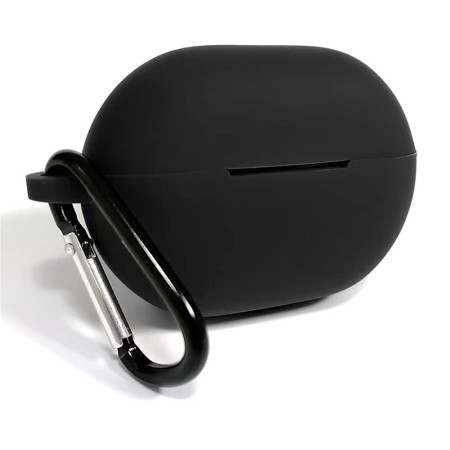 Husa compatibila Huawei FreeBuds Pro 2, Silicone, Smooth Ultrathin, Black