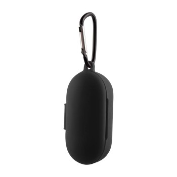 Husa compatibila OnePlus Buds Z, Silicone Smooth Ultrathin, Black