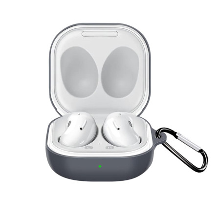 Husa Galaxy Buds Buds FE / 2 Pro / 2 / Live / Pro, Silicon, Black