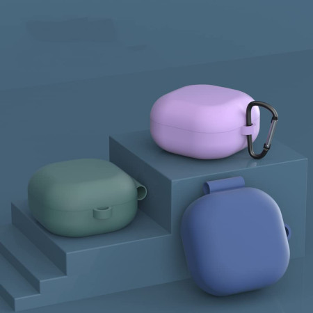 Husa Galaxy Buds Buds FE / 2 Pro / 2 / Live / Pro, Silicon, Black
