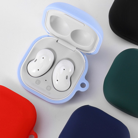 Husa Galaxy Buds Buds FE / 2 Pro / 2 / Live / Pro, Silicon, Black