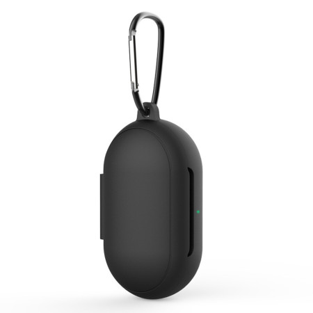 Husa compatibila Samsung Galaxy Buds + / Buds, Smooth Ultrathin, Black