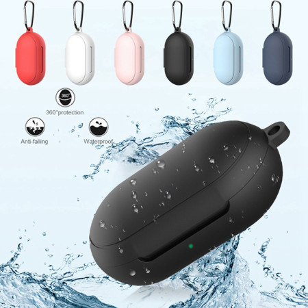Husa compatibila Samsung Galaxy Buds + / Buds, Smooth Ultrathin, Black