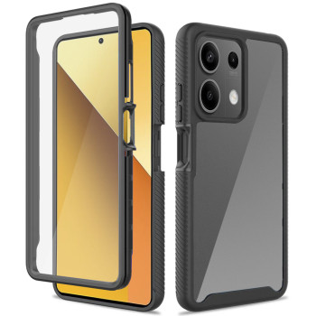 Husa 360 DefencePro pentru Xiaomi Redmi Note 13 5G cu Folie inclusa, Black