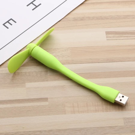 Ventilator USB Portabil, 5V - Techsuit (TUF1) - Green