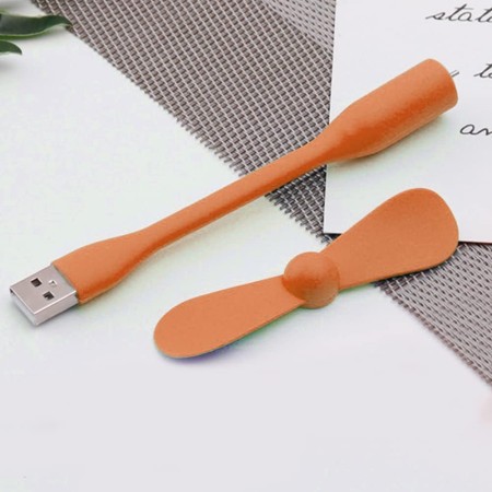 Ventilator USB Portabil, 5V - Techsuit (TUF1) - Orange