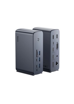 Hub Multifunctional, Type C, HDMI, USB - Baseus Union Joy Pro (WKSP090113) - Gray