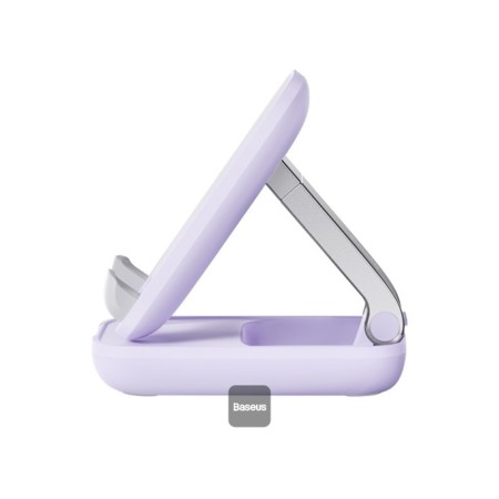 Suport pentru Telefon cu Oglinda, Ajustabil si Pliabil- Baseus Seashell Series (B10551501511-00) - Nebula Purple