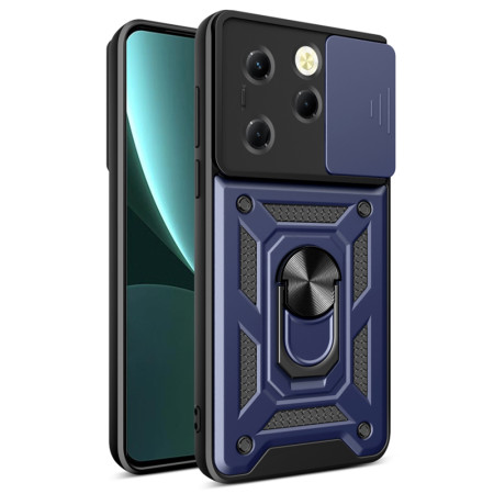 Husa pentru Infinix Hot 40 / 40 Pro / Tecno Spark 20 Pro, Slide si Snap, CamShield, Blue