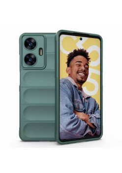 Husa Antisoc pentru Motorola Edge 50, Margini Striate, Magic Shield, Green