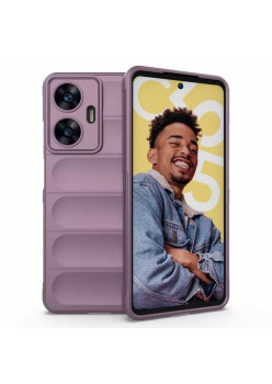 Husa Antisoc pentru Motorola Edge 50, Margini Striate, Magic Shield, Purple