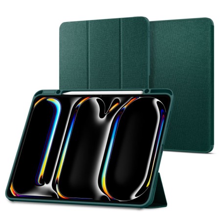 Husa pentru iPad Pro 13 (2024) - Spigen Urban Fit - Midnight Green