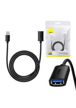 Cablu Extensie USB la USB, 1m - Baseus (B00631103111-02) - Black