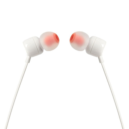 Casti JBL cu Fir, Mufa Jack T110, JBLT110WHT, White
