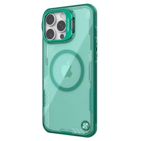 Husa pentru iPhone 16 Pro - Nillkin Iceblade Prop Magnetic (with Camera Cutout) - Green