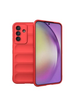 Husa pentru Samsung Galaxy A36 5G / A56 5G - Anti-Alunecare - Waves Shield - Red