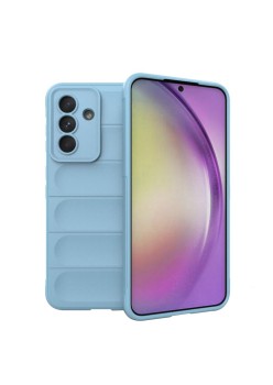 Husa pentru Samsung Galaxy A36 5G / A56 5G - Anti-Alunecare - Waves Shield - Bleu