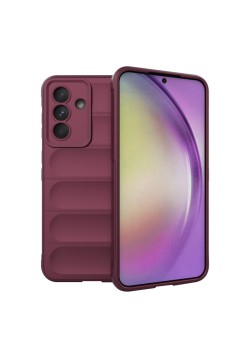 Husa pentru Samsung Galaxy A36 5G / A56 5G - Anti-Alunecare - Waves Shield - Bordeaux