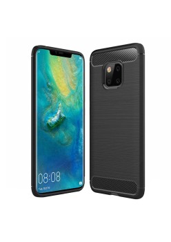 Husa Carbon pentru Huawei Mate 20 Pro, Tech Protects, Black