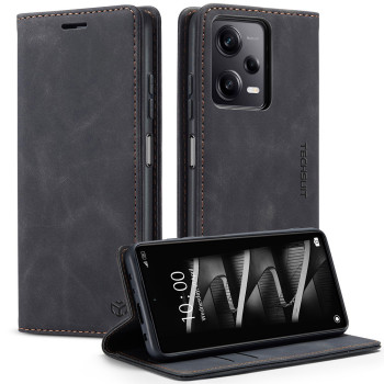 Husa Premium Tip Carte pentru Motorola Moto G24 Power - Protectie 360° si Design Elegant, Black