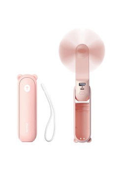 Ventilator Portabil 2000mAH, USB - JisuLife (F8) - Pink
