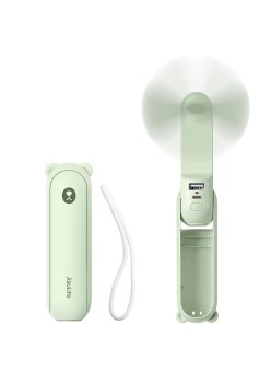 Ventilator Portabil 2000mAH, USB - JisuLife (F8) - Green