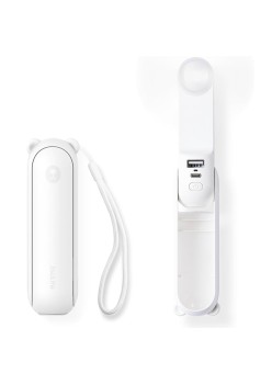 Ventilator Portabil 2000mAH, USB - JisuLife (F8) - White