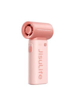 Ventilator Portabil 3600mAh cu Display Digital - JisuLife (Life9) - Pink
