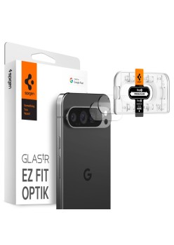 Folie Camera pentru Google Pixel 9 Pro XL (set 2) - Spigen Glas.tR Optik EZ Fit - Clear