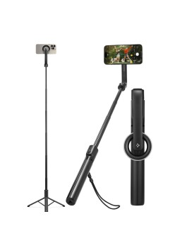 Selfie Stick Compatibil MagSafe - Spigen S580W - Black