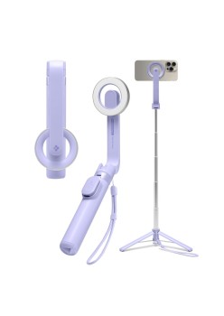 Selfie Stick Compatibil MagSafe - Spigen S571W - Lavender