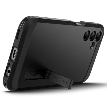 Husa pentru Samsung Galaxy A15 4G, Spigen Tough Armor, Black