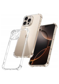 Husa Antisoc pentru iPhone 16 Pro Max, AirBag PRO, Clear