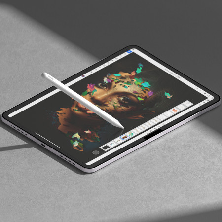 Folie pentru iPad Air 13 (2024) Ringke Paper Touch Film Hard, Matte Clear