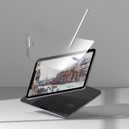 Folie pentru iPad Air 13 (2024) Ringke Paper Touch Film Hard, Matte Clear
