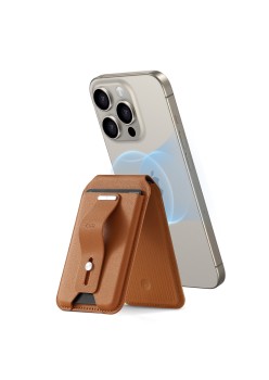 Portofel pentru Telefon cu Functie de Suport Birou - ESR - Caramel Brown