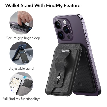 Portofel pentru Telefon cu Functie de Suport Birou - ESR - Dark Blue