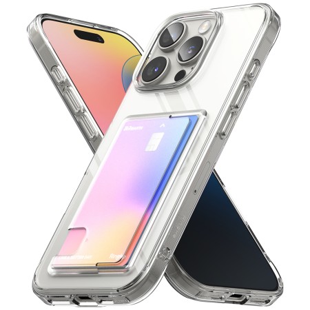 Husa pentru iPhone 16 Pro Max - Ringke Fusion Card - Clear
