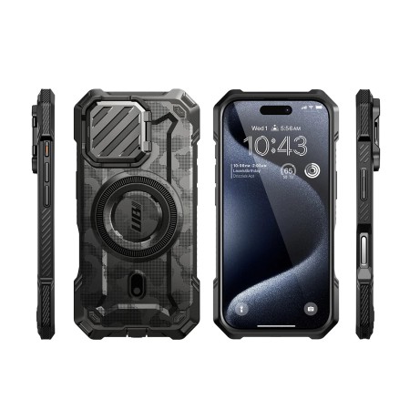 Husa pentru iPhone 16 Pro Max - Supcase Unicorn Beetle XT MagSafe - Camo Gray