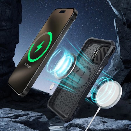 Husa pentru iPhone 16 Pro Max - Supcase Unicorn Beetle XT MagSafe - Camo Gray
