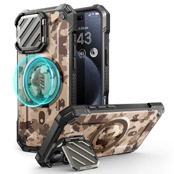 Husa pentru iPhone 16 Pro Max - Supcase Unicorn Beetle XT MagSafe - Splatter Camo