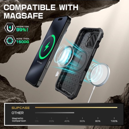 Husa pentru iPhone 16 Pro Max - Supcase Unicorn Beetle XT MagSafe - Splatter Camo