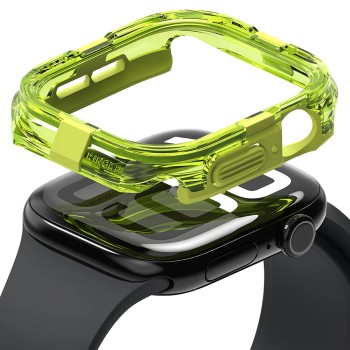 Husa pentru Apple Watch 10 42mm - Ringke Fusion Bumper - Neon Green