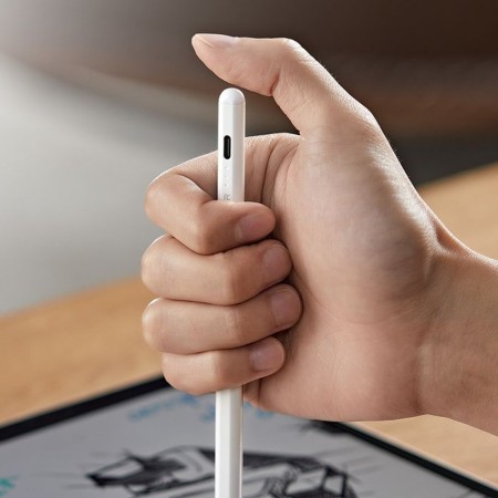 Stylus Pen pentru Tableta, Type-C, Palm Rejection, Tilt Pressure Sense - ESR - White