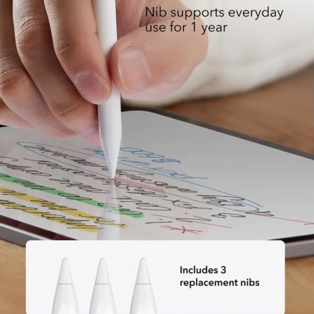 Stylus Pen pentru Tableta, Type-C, Palm Rejection, Tilt Pressure Sense - ESR - Pink
