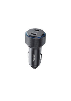 Incarcator pentru Masina Tip-C, 60W, Yesido, Black