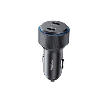 Incarcator pentru Masina Tip-C, 60W, Yesido, Black
