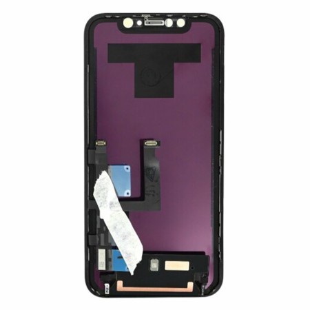 Ecran LCD IPS cu Touchscreen si Rama Compatibil cu iPhone XR, OEM, Black