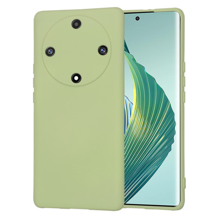 Husa Premium din Silicon pentru Honor Magic 5 Lite - SoftFlex, Microfibra, Matcha