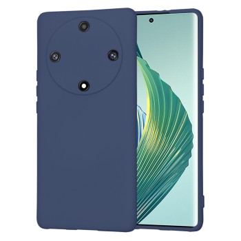 Husa Premium din Silicon pentru Honor Magic 5 Lite - SoftFlex, Microfibra, Navy Blue